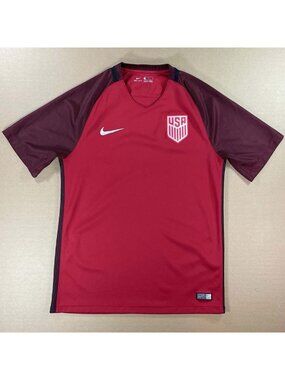 RARE Team USA Soccer Jersey 2017 Nike AeroSwift USMNT Red - Men’s Sz Medium